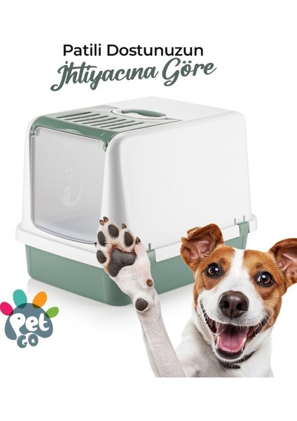 Pet Kapalı Kapaklı Kedi Tuvaleti Xl Büyük Boy modelleri