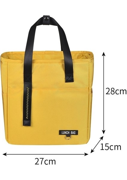 Büyük Kapasiteli Öğle Yemeği Kutusu Çantası (Yurt Dışından)