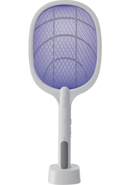 Sivrisinek Öldürücü Raket ve Sivrisinek Lambası - Şarjlı - 3000V - 500MAH - UV - KISA Devre Korumalı