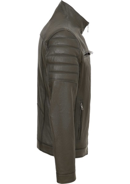 Yeşil Hakiki Deri Erkek Hakiki Deri Mont - E23KDM310544-T1M modelleri