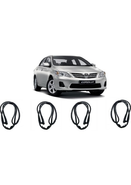 Toyota Corolla Kapıya Gelen Fitil 4 Kapı Set 2007-2012