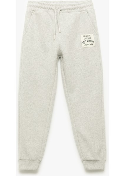 Şardonlu Cepli Aplike Detaylı Jogger Eşofman Altı