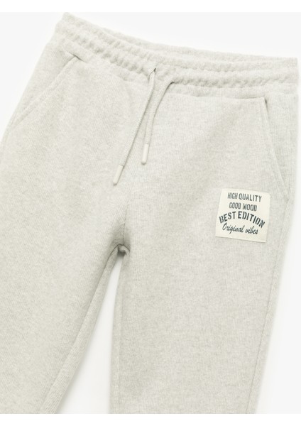 Şardonlu Cepli Aplike Detaylı Jogger Eşofman Altı modelleri