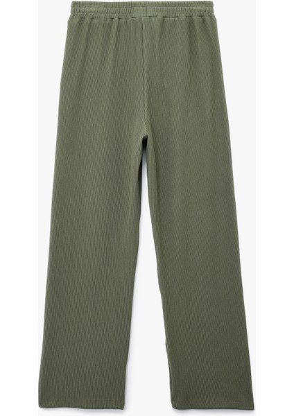 Pamuklu Cep Detaylı Ribanalı Beli Lastikli Eşofman Altı fiyatları