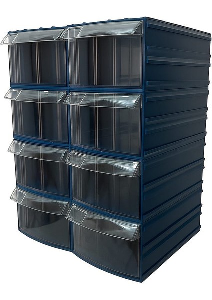 Plastik Çekmeceli Kutu 8 Çekmeceli 740-M fiyatları