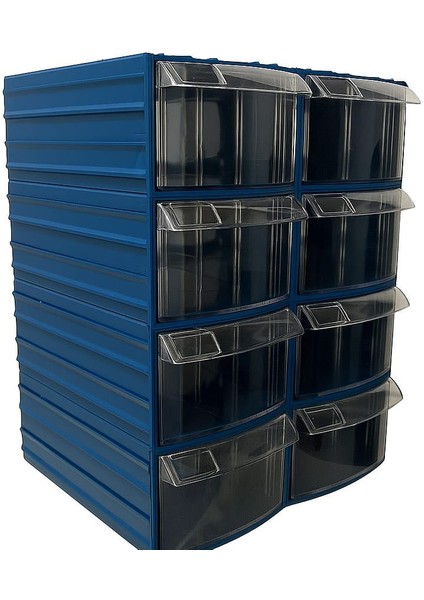 Plastik Çekmeceli Kutu 8 Çekmeceli 740-M modelleri