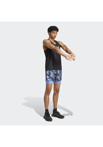 Own The Run Spray Dye 2in1 Erkek Mavi Koşu Şortu.- fiyatları