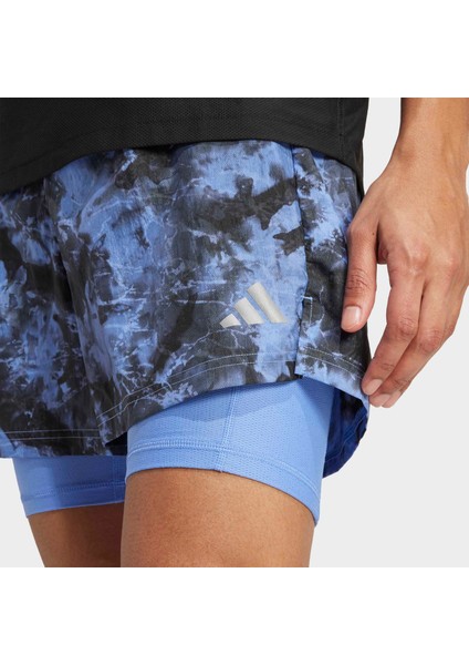 Own The Run Spray Dye 2in1 Erkek Mavi Koşu Şortu.- fırsatları