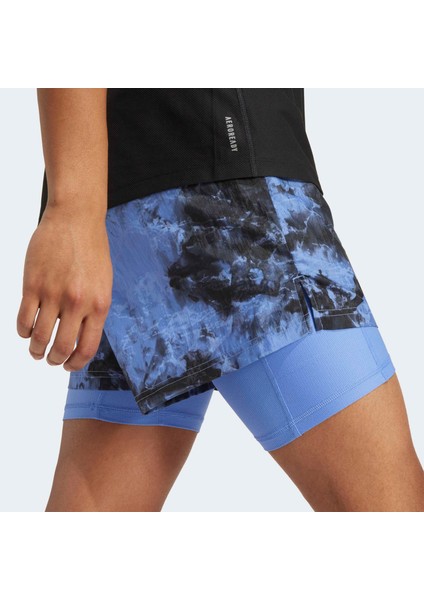 Own The Run Spray Dye 2in1 Erkek Mavi Koşu Şortu.- indirimleri