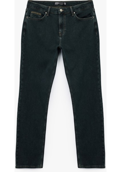 Normal Bel Pamuklu Straight Fit Jean Pantolon - Mark Jean