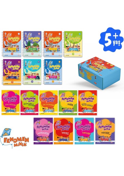 Fenomen Minik 2026 5 + Yaş Okul Öncesi Eğitim Seti 16 Kitap Seti fiyatları