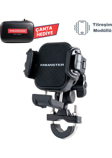 TT-870 Titreşim ve Hırsızlık Önleyici Motosiklet Telefon Tutucu