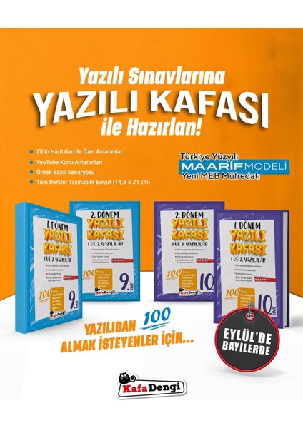 Kafadengi 8.sınıf Türkçe Mat Fen Inkılap Ingilizce Din Kafası Soru Bankası Lgs 2026+TELEFON Tutucu indirimleri