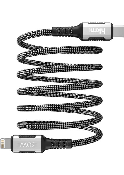 DYNAMIC 30W Hızlı Şarj, Mıknatıslı, Type-C To Lightning Şarj ve Data Aktarım Kablosu, 1 Metre, Siyah modelleri