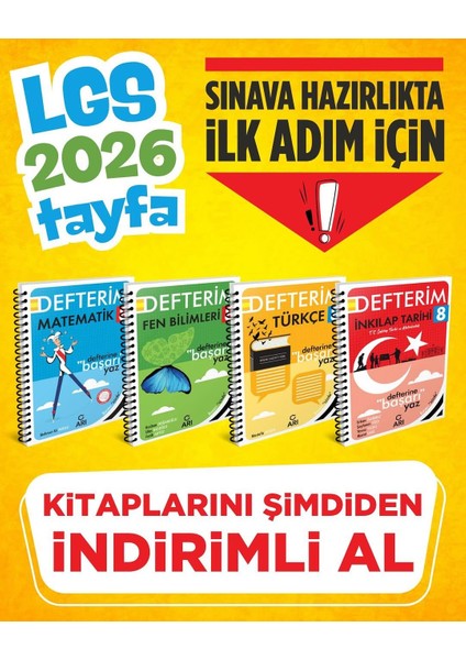 Arı 8. Sınıf Inkılap Tarihi Atölyem Lgs 2026 - Telefon Tutucu + Çözüm Ayracı indirimleri