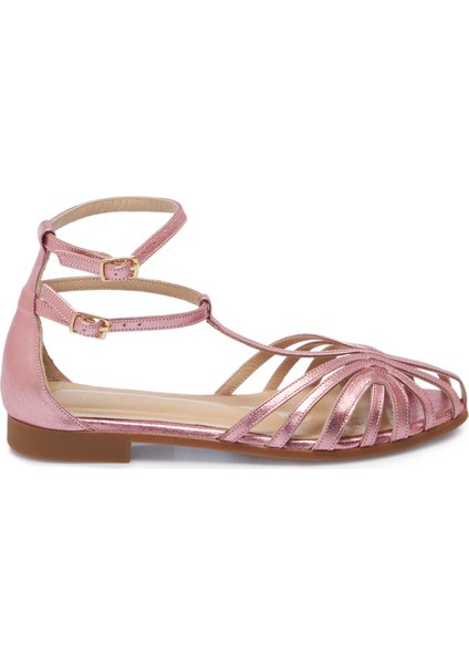 Pembe Hakiki Deri Kadın Sandalet - K25Y1SN67789-J91 modelleri