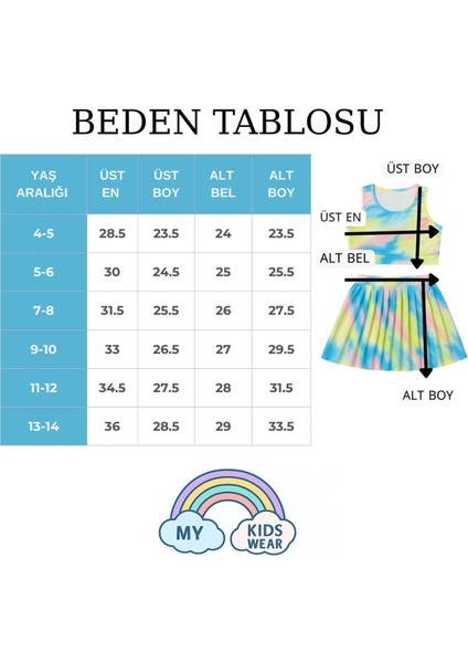 Kız Cocuk Sort Eteklı Mayo Takımı 4 -16 Yas 12023 fiyatları