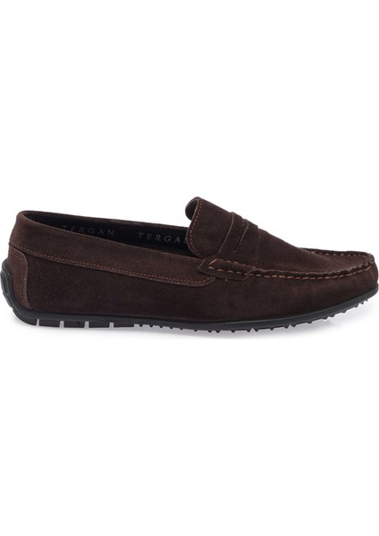 Kahve Hakiki Süet Deri Erkek Loafer - E25I1AY57298-B85 modelleri