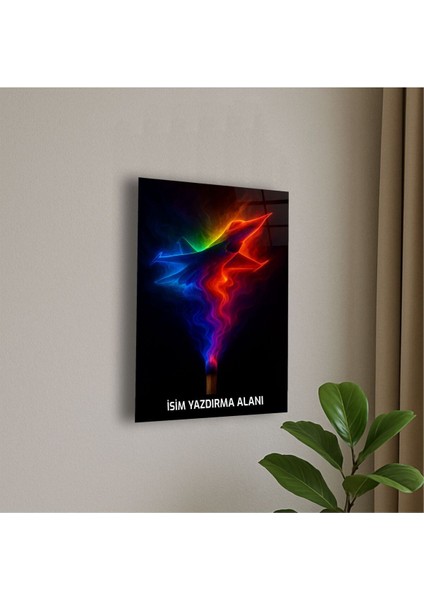 Duman ve Jet Uçak Temalı Cam Tablo Uçak Hediye Pilot Hediye Isme Özel Doğum Günü, Ev Hediyesi fiyatları