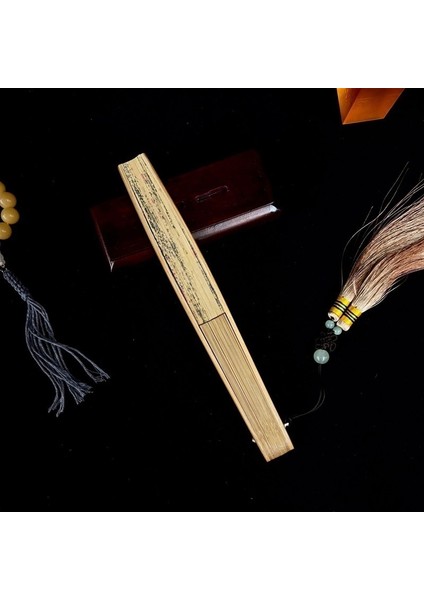 8 Inç 30 Kemik Koyu Koku Yüzen Antik Stil Katlanır Fan Dekoratif Koleksiyon Zanaat Fanı (Yurt Dışından) fiyatları