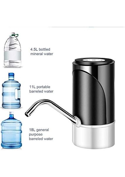 Houkaı Su Şişesi Pompası USB Şarj Otomatik Içme Suyu Pompası Su Pompalama Cihazı Için Taşınabilir Elektrikli Su Sebili Anahtarı (Yurt Dışından) fırsatları