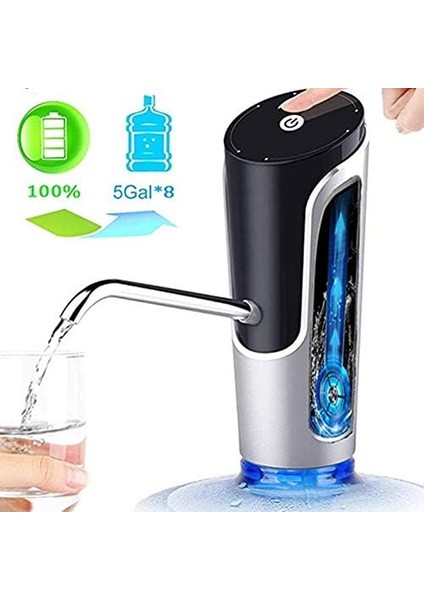 Houkaı Ev Aletleri Su Şişesi Pompası Mini Namlulu Su Elektrikli Pompa USB Şarj Otomatik Taşınabilir Su Sebili Içecek Sebili (Yurt Dışından) fiyatları