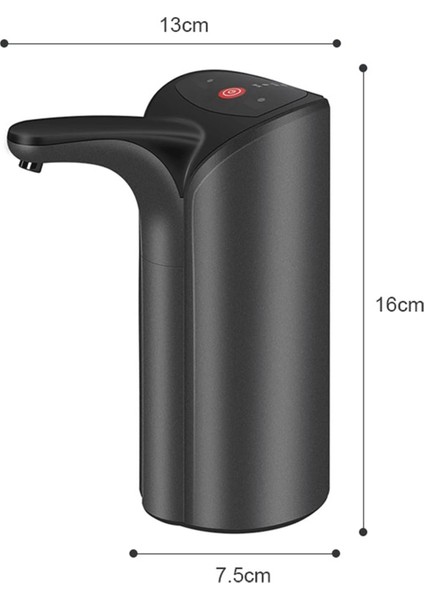 Su Sebili Otomatik Içme Suyu Sebili Taşınabilir Otomatik Içme Suyu USB Şarjlı Çift Rasyonlu Içme Suyu Sebili (Renk : Siyah) (Yurt Dışından) fiyatları