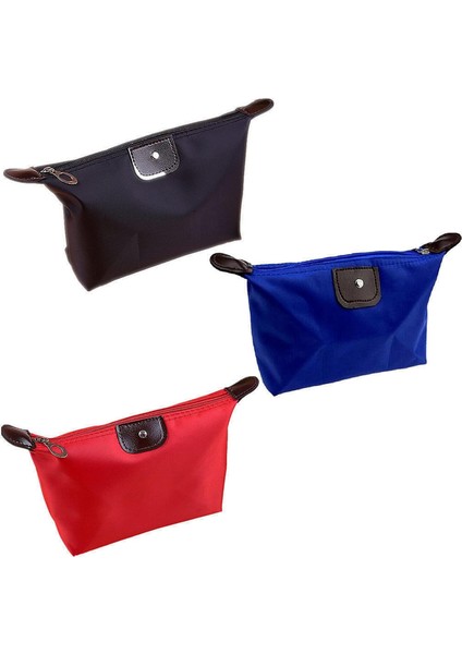 3 Parçalı Seyahat Çantası Seti - Su Geçirmez Saklama - Makyaj, Kozmetik, Tuvalet Ürünleri, Aksesuarlar Için Organizasyon Çantası - Erkekler ve Kadınlar Için Mavi, Pembe ve Sarı, Kr (Yurt Dışından)