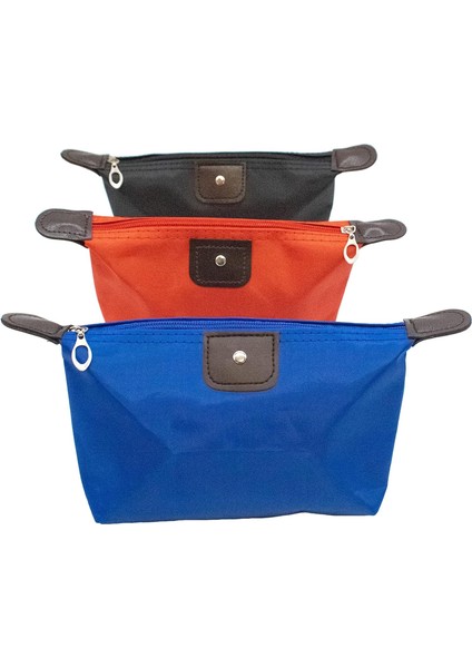 3 Parçalı Seyahat Çantası Seti - Su Geçirmez Saklama - Makyaj, Kozmetik, Tuvalet Ürünleri, Aksesuarlar Için Organizasyon Çantası - Erkekler ve Kadınlar Için Mavi, Pembe ve Sarı, Kr (Yurt Dışından) modelleri