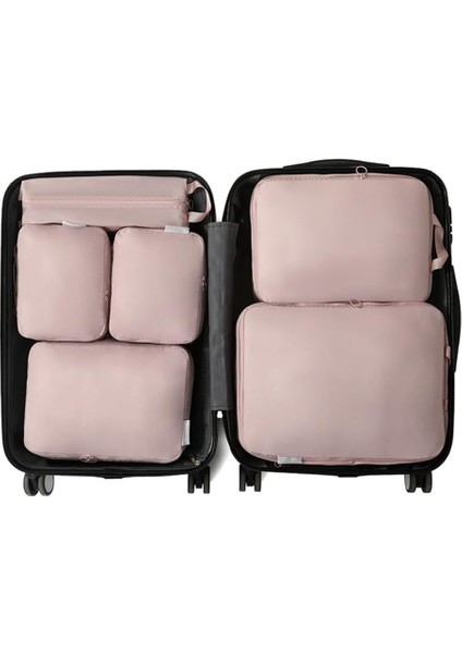 6 Adet Su Geçirmez Seyahat Saklama Çantası, Kalınlaştırılmış Polyester Kumaştan Kompakt Çanta, Turizm, Iş Seyahati, Kozmetik Için (Yurt Dışından)