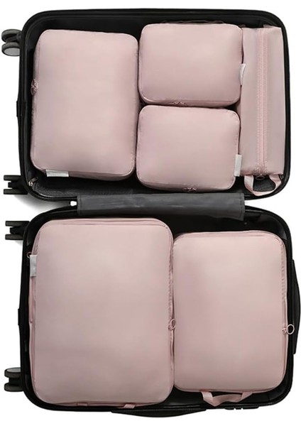 6 Adet Su Geçirmez Seyahat Saklama Çantası, Kalınlaştırılmış Polyester Kumaştan Kompakt Çanta, Turizm, Iş Seyahati, Kozmetik Için (Yurt Dışından) fiyatları