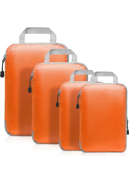 Seyahat Bagaj Çantaları Ambalaj Organizatör Seti, Dış Mekan Için Taşınabilir Su Geçirmez Saklama Çantası, Seyahat Turuncu (Yurt Dışından)