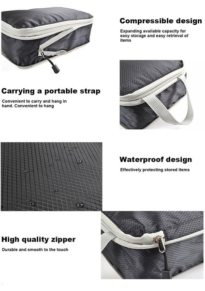 Seyahat Bagaj Çantaları Ambalaj Organizatör Seti, Dış Mekan Için Taşınabilir Su Geçirmez Saklama Çantası, Seyahat Turuncu (Yurt Dışından) modelleri