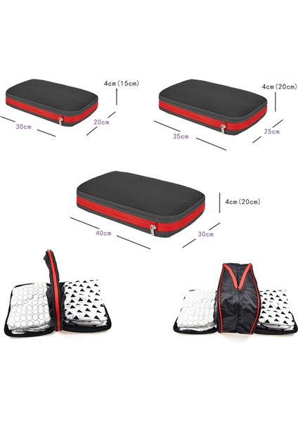 Bavul Için Paketleme Küpleri Seyahat Saklama Çantası Bagaj Saklama Çantası Ayakkabı Çantalı Mavi (Yurt Dışından) fırsatları