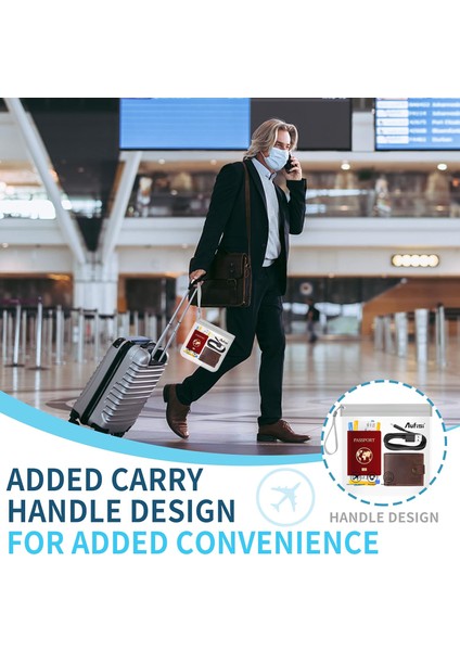 Temizle Seyahat Tuvalet Çantası 20X20CM Havaalanı Güvenlik Onaylı Sıvı Torbaları, Gri - 2 Adet, Seyahat Tuvalet Çantası (Yurt Dışından) indirimleri