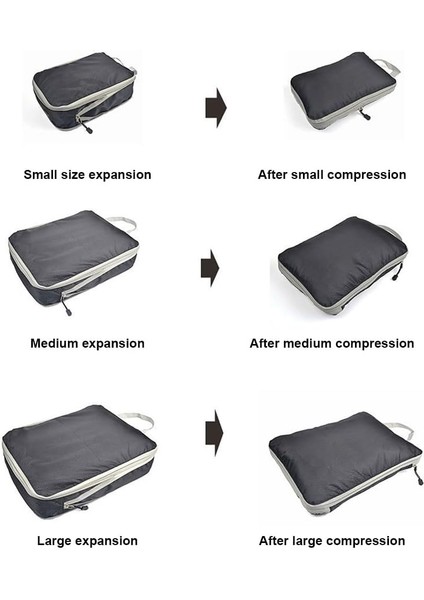 Seyahat Bagaj Çantaları Paketleme Düzenleyici Seti, Dış Mekan Için Taşınabilir Su Geçirmez Saklama Çantası, Seyahat Bej (Yurt Dışından) fırsatları