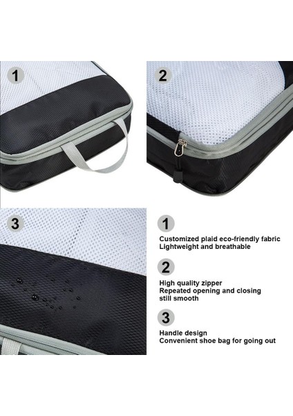 Seyahat Bagaj Çantaları Paketleme Düzenleyici Seti, Dış Mekan Için Taşınabilir Su Geçirmez Saklama Çantası, Seyahat Bej (Yurt Dışından) indirimleri