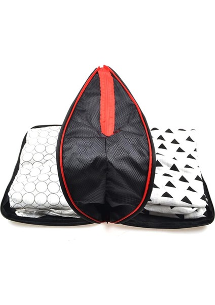 Seyahat Organizatör Çantaları 3 Adet Çok Işlevli Seyahat Küpleri Bavul Su Geçirmez Saklama Çantası Seti Siyah (Yurt Dışından) fırsatları