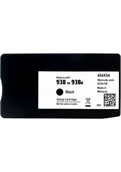 Hp Officejet Pro 9730 938 Siyah Ithal Muadil Kartuş 1.250 Sayfa