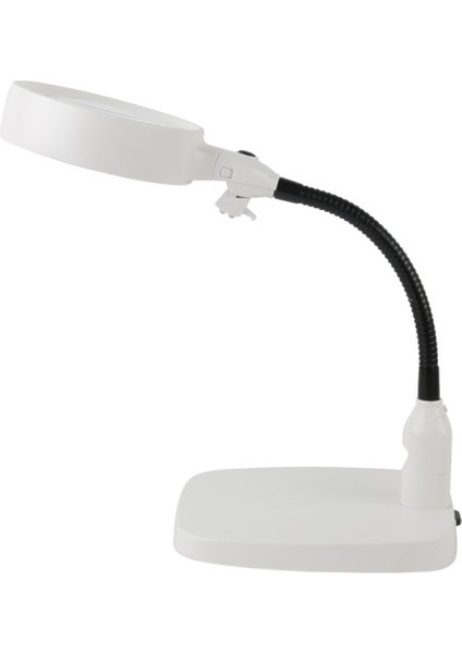 -Masaüstü 10X LED Işıklı Büyüteç Okuma El Sanatları Onarım Büyüt