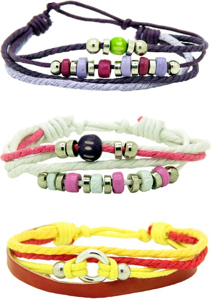 Ip Detaylı Ayarlanabilir Beden Uniseks Bileklik Paketi