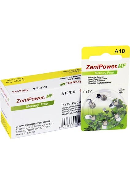 10 Numara Işitme Cihazı Pili 5 Paket - 30 Adet fiyatları