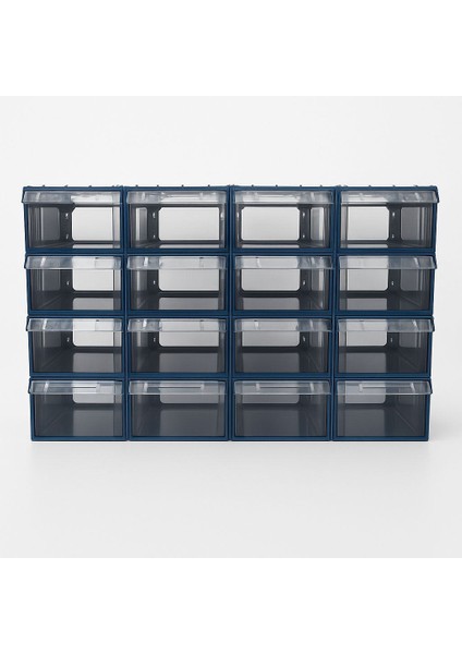 Plastik Çekmeceli Kutu 16 Çekmeceli 740-M