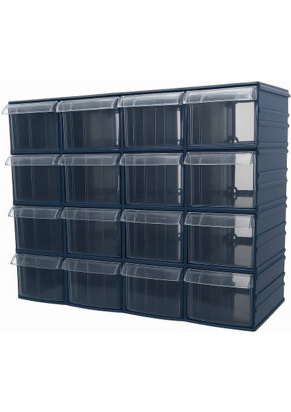 Plastik Çekmeceli Kutu 16 Çekmeceli 740-M modelleri