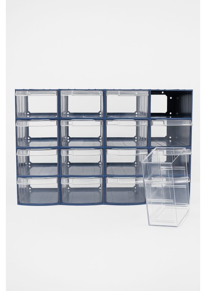 Plastik Çekmeceli Kutu 16 Çekmeceli 740-M fırsatları