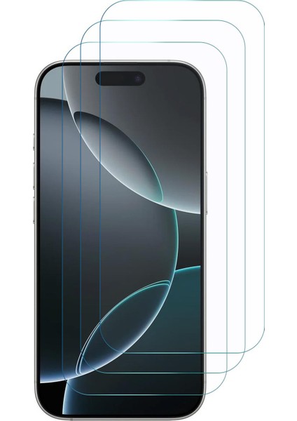 Apple iPhone 17 Pro Max Screen Protector Nano Glass Cam Ekran Koruyucu (3`lü Paket)