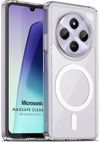 Xiaomi Redmi 14C Kılıf Magsafe Clear Sararmaz Şeffaf