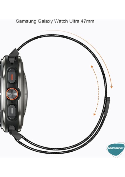 Samsung Galaxy Watch 8 Classic 46MM Milanese Loop Kordon Gold modelleri