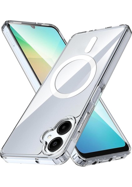 Samsung Galaxy A06 Kılıf Magsafe Clear Sararmaz Şeffaf fırsatları
