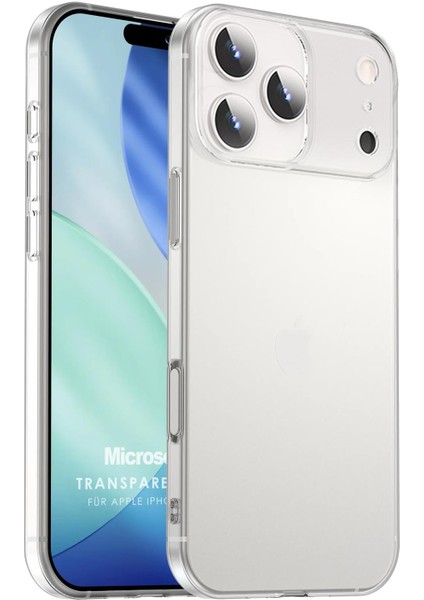 Apple iPhone 17 Pro Kılıf Transparent Soft Şeffaf